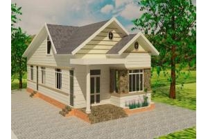 Thiết kế nhà tại Thanh Hóa - mẫu nhà cấp 4 sang trọng